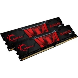 G.Skill Aegis RAM Module For Motherboard, Desktop Pc - 32 Gb (2 X 16GB) - DDR4-3200/Pc4-25600 DDR4 Sdram - 3200 MHz - CL16 - 1.35 V - Non-ECC - Unbuffered - 288-pin - Dimm - Lifetime Warranty F4-3200C16D-32GIS