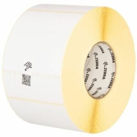 Label, Paper, 4x4in (101.6x101.6mm); Dt, Z-Perform 2000D, Value Coated, All-Temp Adhesive, 3in (76.2mm) Core, 1500/roll 10000292