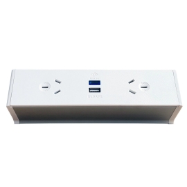 Oe Elsafe: Qiksilva 35 - 2 X Gpo & Tuf A+C With 800mm Lead And Desktop Clamp Bracket 018.040.0001