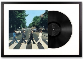 Vinyl Album Art Framed The Beatles Abbey Road - UM-7791512-FD