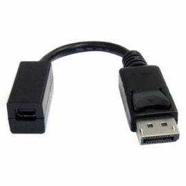 StarTech.com DP2MDPMF6IN 15.24 Cm DisplayPort/Mini DisplayPort Video Cable Adapter - 1 Each - Cable For Monitor, Notebook, Audio/Video Device, Computer - First End: 1 X 20-pin DisplayPort 1.2 Digital Audio/Video - Male - Second End: 1 X 20-pin Mini Displ