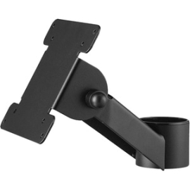 Apa-Ha-45 Pos Vesa Head On Angled Arm - Capacity 10kg (22lb) - Pole Attachment 45mm (1.8") - Steel - Black APA-HA-45