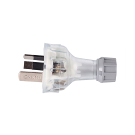 4C | Rewireable Plug 250V 15A Clear - 10 Pack 040.000.0344