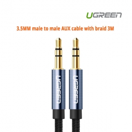 Ugreen 3.5mm Male To Male Aux Cable With Braid 3m 10688 Acbugn10688