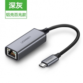 Ugreen Usb Type C To 10/ 100 Ethernet Adapter (Space Gray) 50736 Acbugn50736