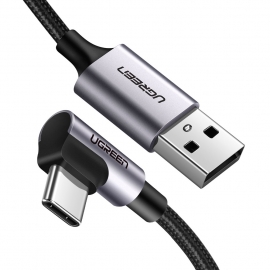 UGreen Angled USB Type-C to USB 2.0A Cable 2.0m 50942 Acbugn50942