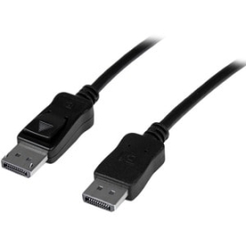StarTech.com 32ft (10m) Active DisplayPort Cable, 4K UHD DisplayPort Cable, Long DP Cable/Cord For Projector/Monitor, W/ Latches - Active 10m/32.8ft DisplayPort V1.1a Cable Supports 4K (3840 X 2160 At 30Hz)/10.8 Gbps Bandwidth/HBR/MST - In-built Video Am