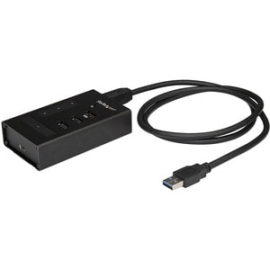 StarTech.com 4 Port USB 3.0 Hub - 1x USB-C & 3x USB-A - Mountable Metal USB Type-A Hub - 5Gbps USB 3.2 Gen 1 - Self Powered - Bc 1.2 - 4-Port USB 3.0 Hub - USB Type-A Laptop/desktop To 3x USB-A (1x Bc 1.2) And 1x USB-C - SuperSpeed 5Gbps USB 3.1/3.2 Gen
