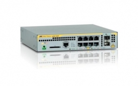 Allied Telesis L2+ switch with 8 x 10/100/1000T PoE ports and 2 x 100/1000X SFP ports, AU Power Cord AT-x230-10GP-40