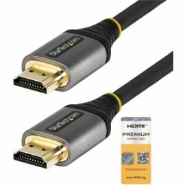 StarTech.com 13ft (4m) Premium Certified Hdmi 2.0 Cable, High Speed Ultra Hd 4K 60Hz Hdmi Cable W/ Ethernet, HDR10, UHD Hdmi Monitor Cord - Cable For Audio/Video Device, Monitor, Display Screen, Computer, Notebook, Desktop Computer, Pc, Workstation, Tv,