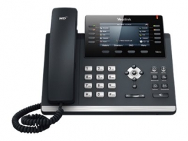 YEALINK (SIP-T46U) 16 LINE IP PHONE WITH HANDSET, 4.3" LCD SCREEN 1301203