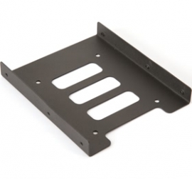 A-ram 2.5" To 3.5" Steel Plated Mounting Bracket For Ssd And Hdd