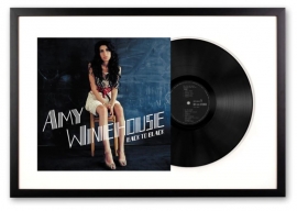 Vinyl Album Art Framed Amy Winehouse Back to Black UM-1734128-FD