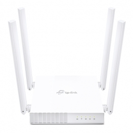  TP-Link ARCHER C24 Wi-Fi Router: Dual Band Wireless AC750 (300 +433 Mbps), 1x 10/100 WAN, 4x 10/100 LAN, 4 Fixed Antennas