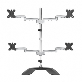 STARTECH.COM QUAD MONITOR STAND - ADJUSTABLE 32" VESA DESKTOP MONITOR MOUNT 5YR ARMQUADSS