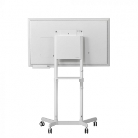 ATDEC MOBILE CART, PORTRAIT/LANDSCAPE, UP TO 70KG, VESA UP TO 600X400, WHITE, 10 YR WTY AD-TVC-70R-W