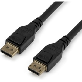 StarTech.com 3 M Vesa Certified DisplayPort 1.4 Cable - 8K 60Hz HBR3 Hdr - 10 Ft Super UHD 4K 120Hz - DP To DP Video Monitor Cord M/M - 3m/9.8ft Vesa Certified DisplayPort 1.4 Cable - 8K 60Hz/HDR/HBR3/DSC 1.2/Hdcp 2.2/4:4:4 Chroma Subsampling/PVC Jacket/