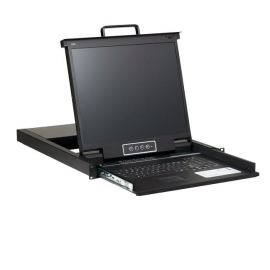 Kvm 1RU Rackmount Switch W/ 19" Monitor: 16-Port VGA 006.008.7016