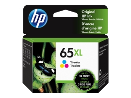HP 65XL High Yield Tri-Colour Ink Cartridge N9K03AA