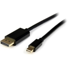 StarTech.com 4m (13ft) Mini DisplayPort To DisplayPort 1.2 Cable, 4K X 2K MDP To DisplayPort Adapter Cable, Mini DP To DP Cable - 4m/13.1ft Mini-DP To DisplayPort V1.2 Cable; 4Kx2K(3840x2400 60Hz)/21.6 Gbps Bandwidth/HBR2/8Ch Audio/MST - Durable Pvc Stra
