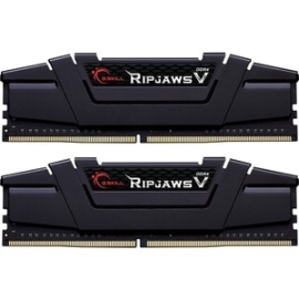 G.Skill Ripjaws V RAM Module For Desktop Pc - 16 Gb (2 X 8GB) - DDR4-3600/Pc4-28800 DDR4 Sdram - 3600 MHz - CL18 - 1.35 V - Non-ECC - Unbuffered - 288-pin - Dimm - Lifetime Warranty F4-3600C18D-16GVK