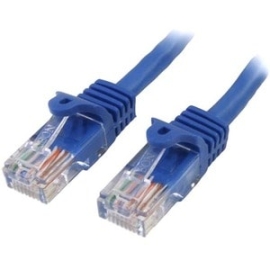 StarTech.com 7m Blue Cat5e Patch Cable With Snagless RJ45 Connectors - Long Ethernet Cable - 7 M Cat 5e Utp Cable - Make Fast Ethernet Connections With PoE Support - 7m Cat5e Patch Cable / Cat 5 Ethernet Cord / Cat5e Network Cable / Cat5e Utp Cable / Lon