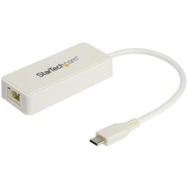 StarTech.com Gigabit Ethernet Adapter For Notebook, Computer - 1000Base-T - Portable - USB 3.2 (Gen 1) Type C - 1 Port(s) - 1 - Twisted Pair US1GC301AUW