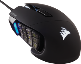 Scimitar Rgb Elite Optical Moba/Mmo Gaming Mouse - Black CH-9304211-AP