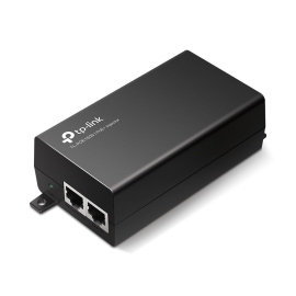 TP-Link | POE160S | Omada PoE+ Injector, 1Gbps Port Speed, 802.3af/at, Integrated Power Supply, Wall Mountable, Plug & Play 006.008.0096