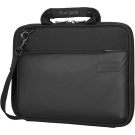 Targus Work-In TED034GL Carrying Case Rugged (Slipcase) For 27.9 Cm (11") To 30.5 Cm (12") Chromebook - Black - Water Resistant, Impact Resistant - Polyurethane, 900D Polyethylene Terephthalate (Pet), Fabric, Diamond Ripstop Body - 250.2 Mm Height X 40.1