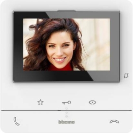 Bticino 2WIRE - CLASSE100V16B Internal Unit Video 5" Hands-Free White -1Yr S113186