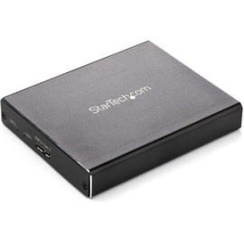 StarTech.com 2 X Total Bays Das Storage System Portable - Taa Compliant - M.2 - USB 3.1 (Gen 2) - Serial Ata/600 Controller - 0, 1, Concatenation, Jbod Raid Levels SM22BU31C3R