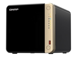 Qnap 4-Bay Nas, 3.5"(0/4), Cel QC-2.9GHz, 8GB, 2.5GbE(2), M.2(2), PCIe, Twr, 3YR Wty TS-464-8G
