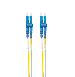 30m Lc-Lc OS1 / OS2 Singlemode Fibre Optic Cable: Yellow FL.OS2LCLC30M