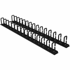 CyberPower CRA30007 Vertical Flexible Ring Cable Manager, 6FT (1.8M), Toolless Mounting (2X 3FT Sections) CRA30007