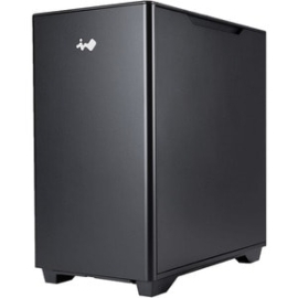 In Win Iw-Cs-A5Blk-1Am120S Computer Case - Micro Atx, Mini Itx, Eatx, Atx Motherboard Supported - Mid-tower - Tempered Glass, Aluminium, Acrylonitrile Butadiene Styrene (Abs), Secc, Polycarbonate - Black - 4 X Bay(s) - 0 - 5 X Fan(s) Supported - 2 X Inte