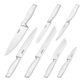 Warmot 7-Piece Ultra Sharp Chefs Knife Set With Gift Box (888-7) ELEWMT888W7