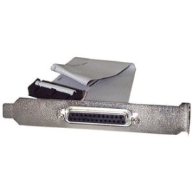 StarTech.com 16in DB25 Parallel Female To Idc 26 Pin Header Slot Plate - Add An Extra Parallel Port To The Back Of Your Pc From Your Motherboard PLATE25F16