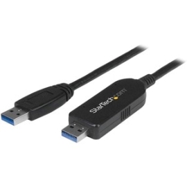 StarTech.com USB 3.0 Data Transfer Cable For Mac And Windows - Fast USB Transfer Cable For Easy Upgrades - 1.8m (6ft) - Quickly And Easily Transfer All Of Your Windows Or Mac Files To Your New Computer Over USB 3.0 (5 Gbps) - Mac & Pc Compatible Transfer