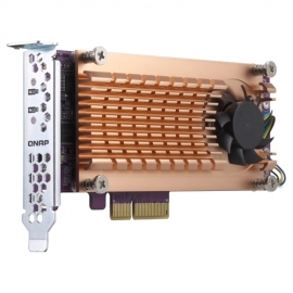 QNAP DUAL M.2 22110/2280 SATA SSD EXPANSION CARD (PCIE GEN2 X2) QM2-2S-220A