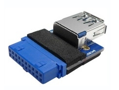 Internal Usb3.0 (Type A Male) To Single 19-Pin Usb3.0 Mainboard Connector Bc-S-Adapter-U3