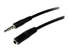 Startech.Com 2M 3.5MM Audio Extension Cable - 4 Position Trrs - M/F, Ltw MUHSMF2M