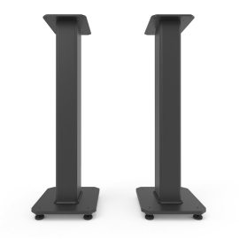 Kanto SX30 30" Tall Fillable Speaker Stands With Isolation Feet - Pair, Black KO-SX30