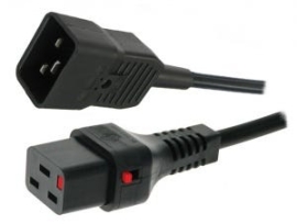 2m Lockable Iec C19 - C20 Cable 011.180.2112