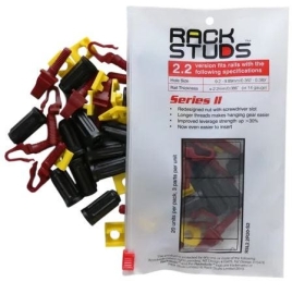 RackStuds Series Ii | 20 Pack Maroon RSL2.2R20.S2