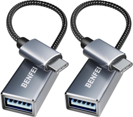 Benfei 262Gy-2P USB 3.0 Usb-c To Usb-a Adapter (2-pack) ELEBEN262GY2P