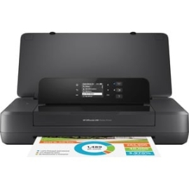 HP Officejet 200 Portable Inkjet Printer - Colour - 20 Ppm Mono / 19 Ppm Color - 4800 X 1200 Dpi Print - Manual Duplex Print - 50 Sheets Input - Wireless LAN - 500 Pages Duty Cycle - Photo Print - USB CZ993A