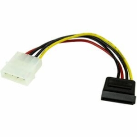 StarTech.com Adapter Cord - 15.24 Cm - For Hard Drive - LP4 / Sata - 1 Each Satapowadap