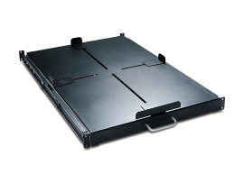 APC (AR8128BLK) Heavy Duty Sliding Shelf - 200Lbs/91Kg(Capacity) - Black AR8128BLK