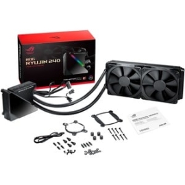 Rog-Ryujin-240 Aio Oled Pwm Liquid CPU Cooler - 2 X Noctua Nf-F12 Industrialppc 2000 Pwm - Fan Dimension: 120 X 120 X 25 Mm (X2) - Fan Speed: 450 2000 Rpm +/- 10 % - Fan Static Pressure: 3.94 MMH2O - ROG Ryujin 240